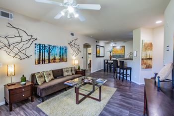 Centennial at 5th apartments living room